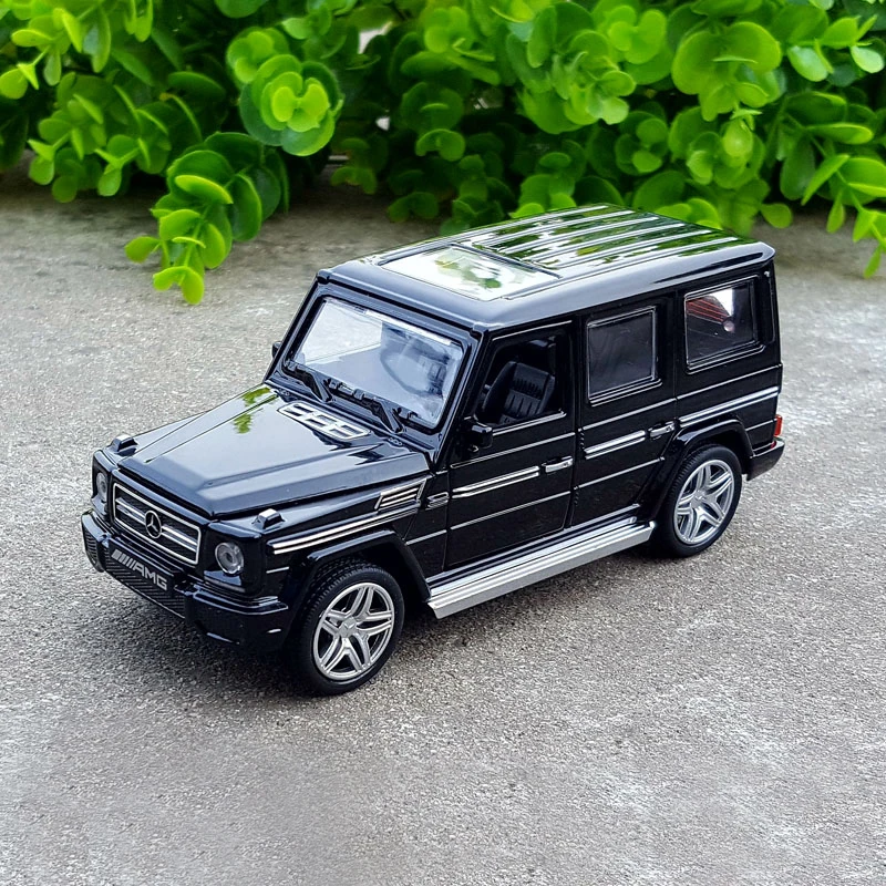 1:32 внедорожник Mercedes Benz G65 модель автомобиля из сплава со светильник подсветкой
