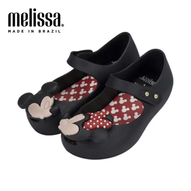 Melissa/милые сандалии для девочек с Микки Маусом Melissa Сандалии Sapato Infantil Menina Детская