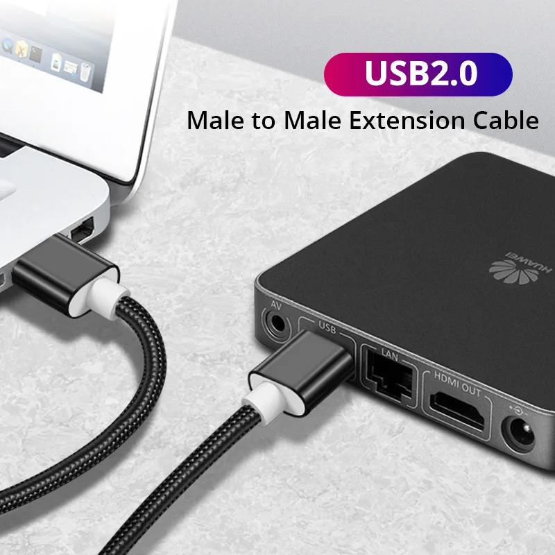 Кабель-удлинитель FONKEN USB A на кабель для передачи данных ПК жестких дисков