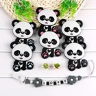 1 шт., детский Силиконовый грызунок в виде панды