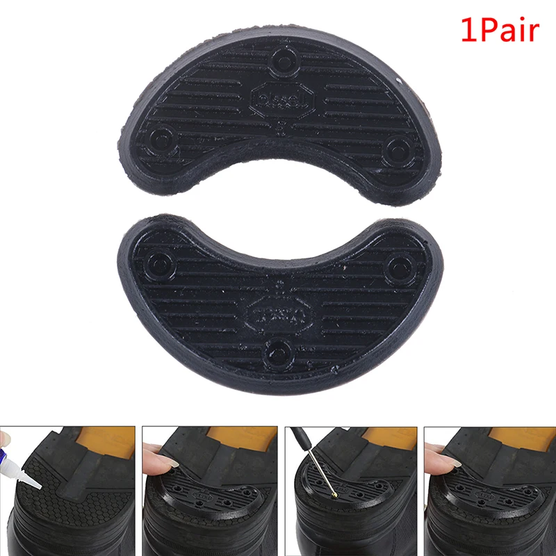 

1Pair Anti-Wear Black Shoes Heel Sole Sticker Heel Liner Non Slip Rubber Shoes Heels Guard Stickers Shoe/Foot Care