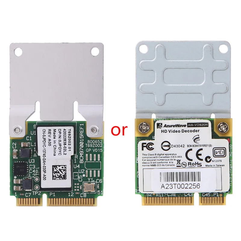 BCM970012 BCM70015 блестящая Фотокарта мини карта PCIE для ноутбуков APPLE TV C26|Сетевые карты| |