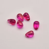 50 pcslot 9mm6mm rose red czech glass crystal beads scattered beads bulk items wholesale lots handmade accessories ja0192