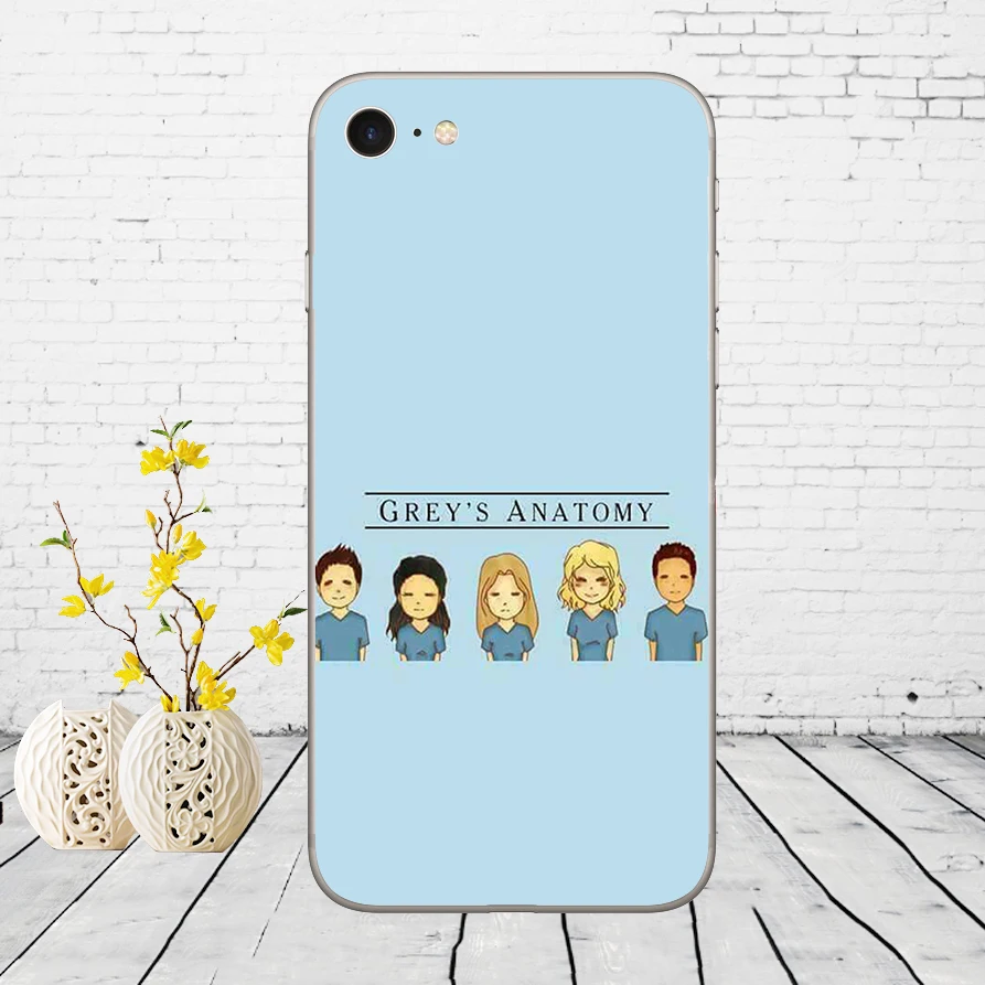 7 07DD Американский ТВ Грей Анатомия Мягкий силиконовый чехол для iPhone 5 5S SE 6 6s 8 plus 7 7 Plus X XS SR MAX чехол - Цвет: 7