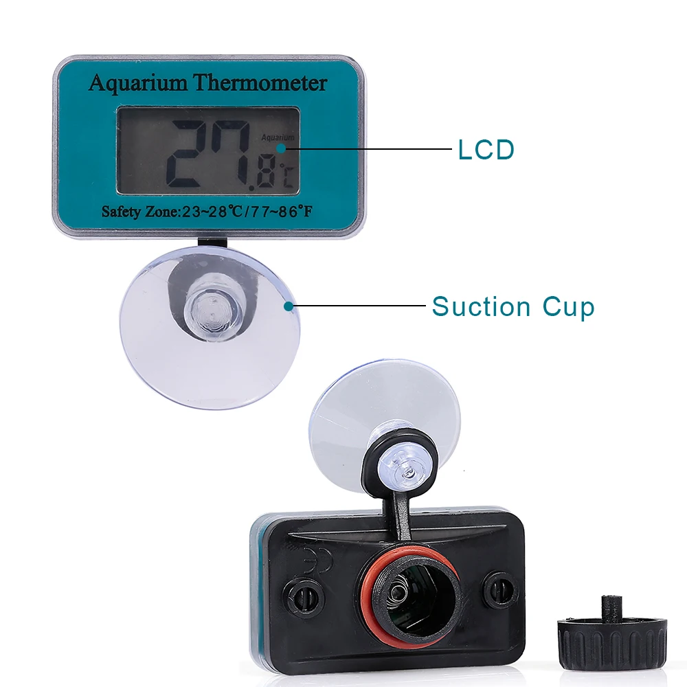 Горячая 1 шт. Многофункциональный цифровой термометр для аквариума