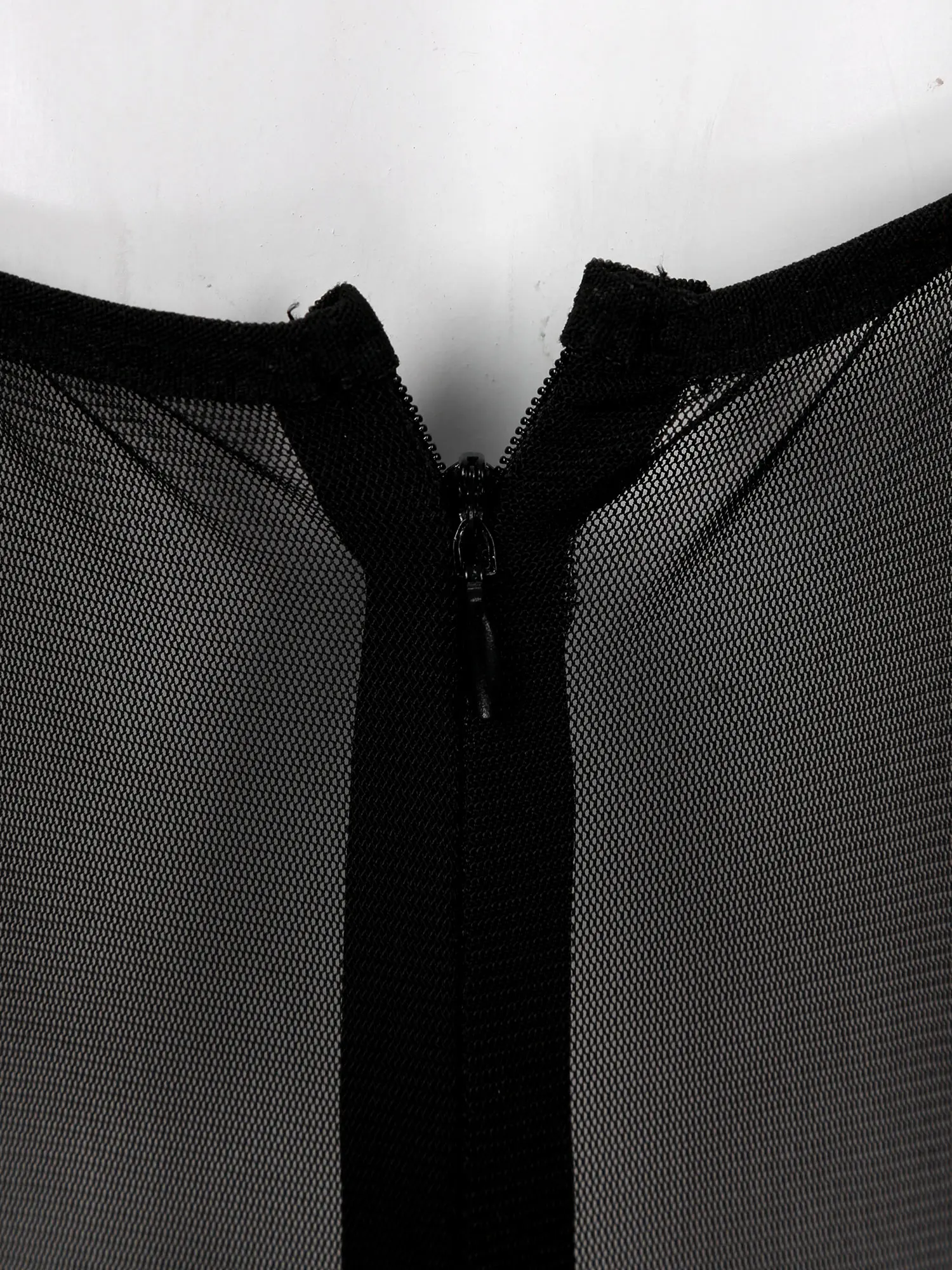 

Ladies Lingerie Bodysuit Sexy See-through Mesh Patchwork Patent Leather Jumpsuit Adjustable Strap Sleeveless Leotard Swimsuit