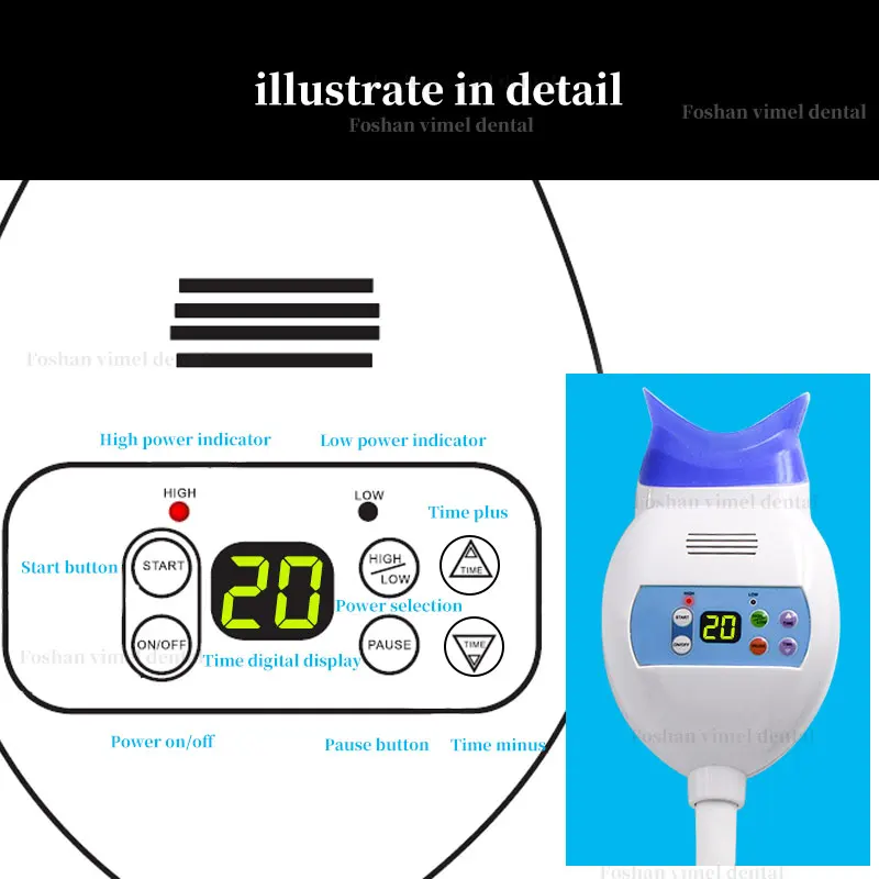 Новая Стоматологическая светодиодный лампа система отбеливания используйте