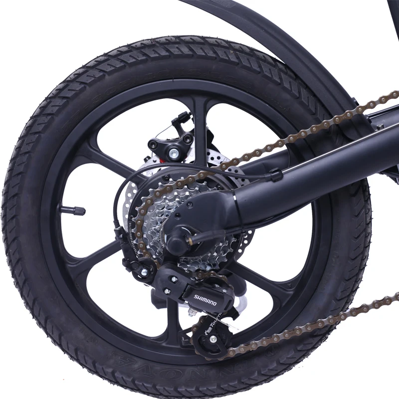 CMS-F16-Plus 16 inch foldable electric bike 6 speed folding e-bike al alloy bicycle | Спорт и развлечения