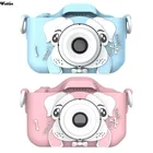 Детская камера милая игрушка кошка Мини Цифровая камера IPS экран образовательные игрушки для детей HD камера для детей подарок на день рождения