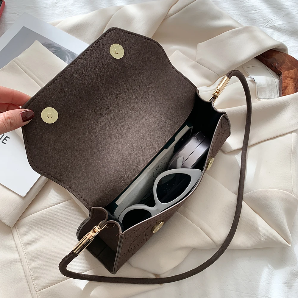 

Fashion Solid Shoulder Money Bag Women Retro Scrub PU Leather Messenger Bags Ladies Handbags bolsos de hombro de las mujeres