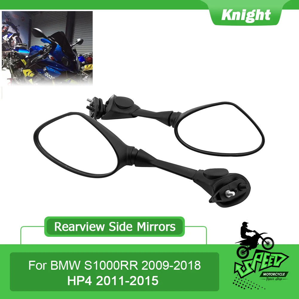 Per BMW S1000 RR S1000RR 2010-2018 HP4 accessori per specchietti retrovisori moto sul lato destro e sinistro in lega di alluminio ABS
