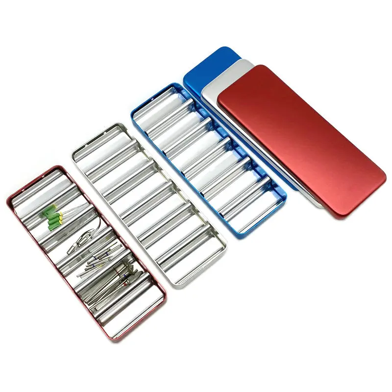 1 шт. стоматологические лабораторные принадлежности коробка для Bur H /K держатель