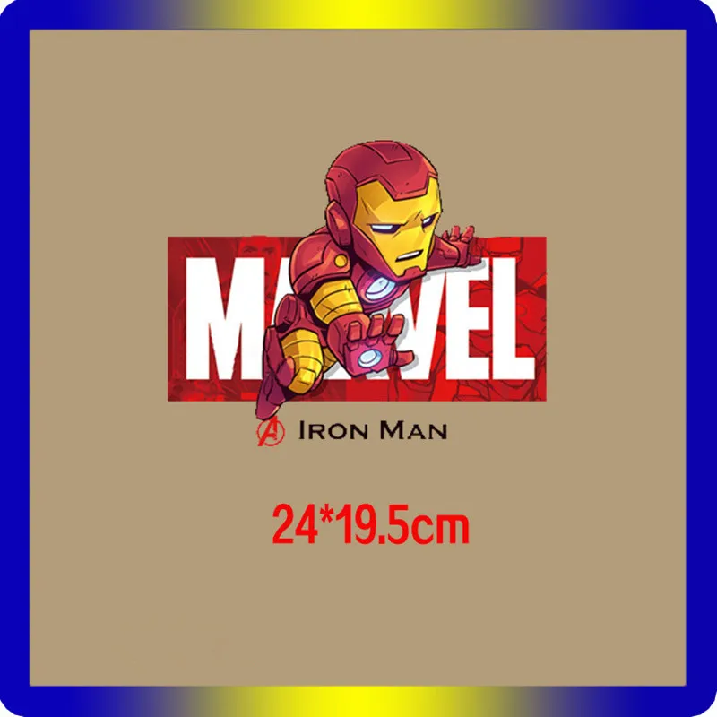 1PCS Deadpool Cartoon Marvel Avengers Hero Heat Transfer Sticker Patch For T-shirt Accessories DIY Apparel Thermal Printing |