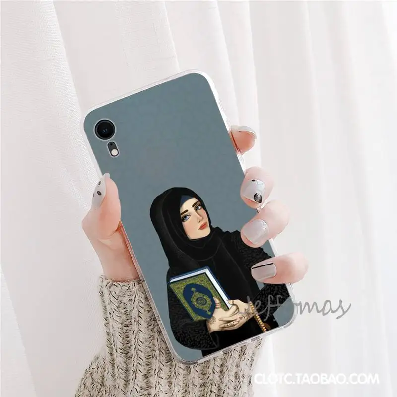 

Muslim islamic girl Phone Case For iphone 12 5 5s 5c se 6 6s 7 8 plus x xs xr 11 pro max mini