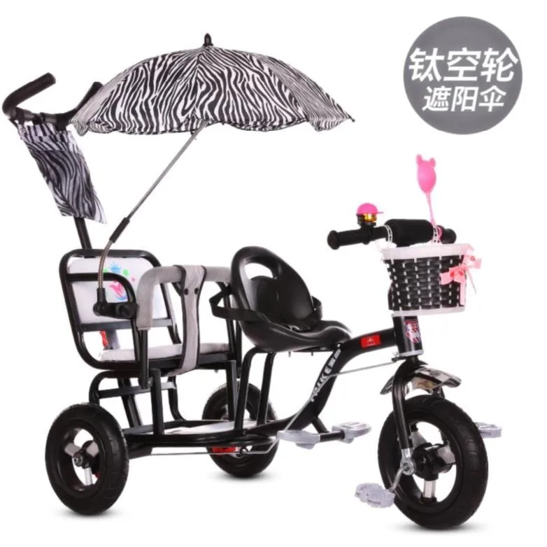 Двухместная коляска детские коляски Детские двухколесные велосипеды