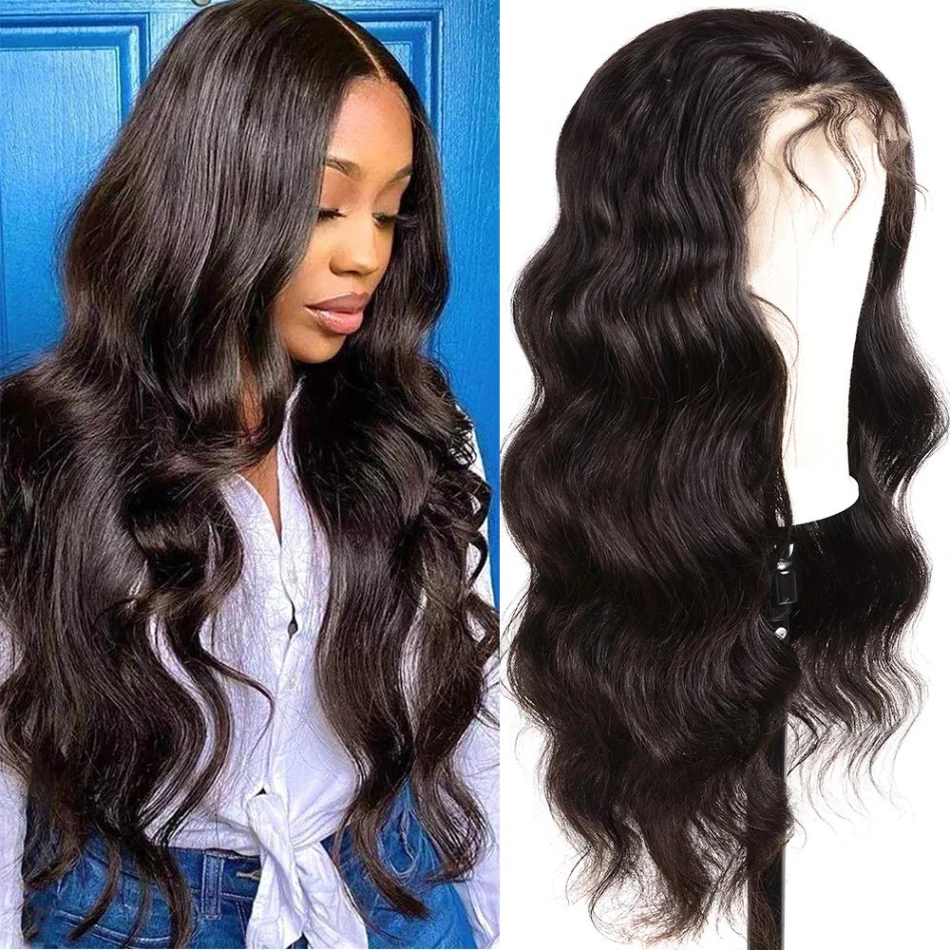 Abdo волнистые волосы для тела 360 синтетический фронтальный Закрытие с волосами