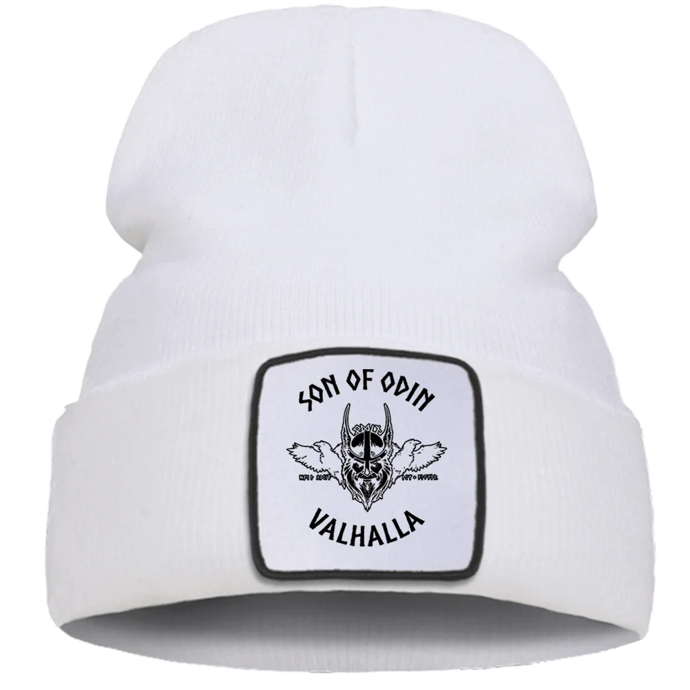 Шапка-бини Vikings Sons Of Odin Valhalla складная Шапка чепчик унисекс уличные вязаные шапки в