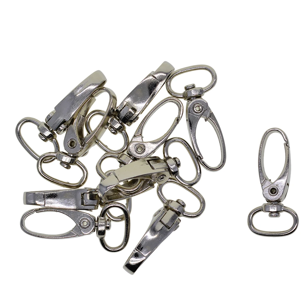 10 ремешков на крючках защелках карабинках брелках кольцах для ключей шарнирных