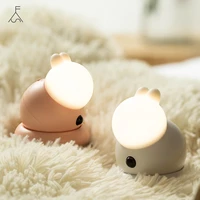 pet led night light motion sensor wireless usb rechargeable silicone night lamp bedside lamp for kitchen cabinet wardrobe lamp