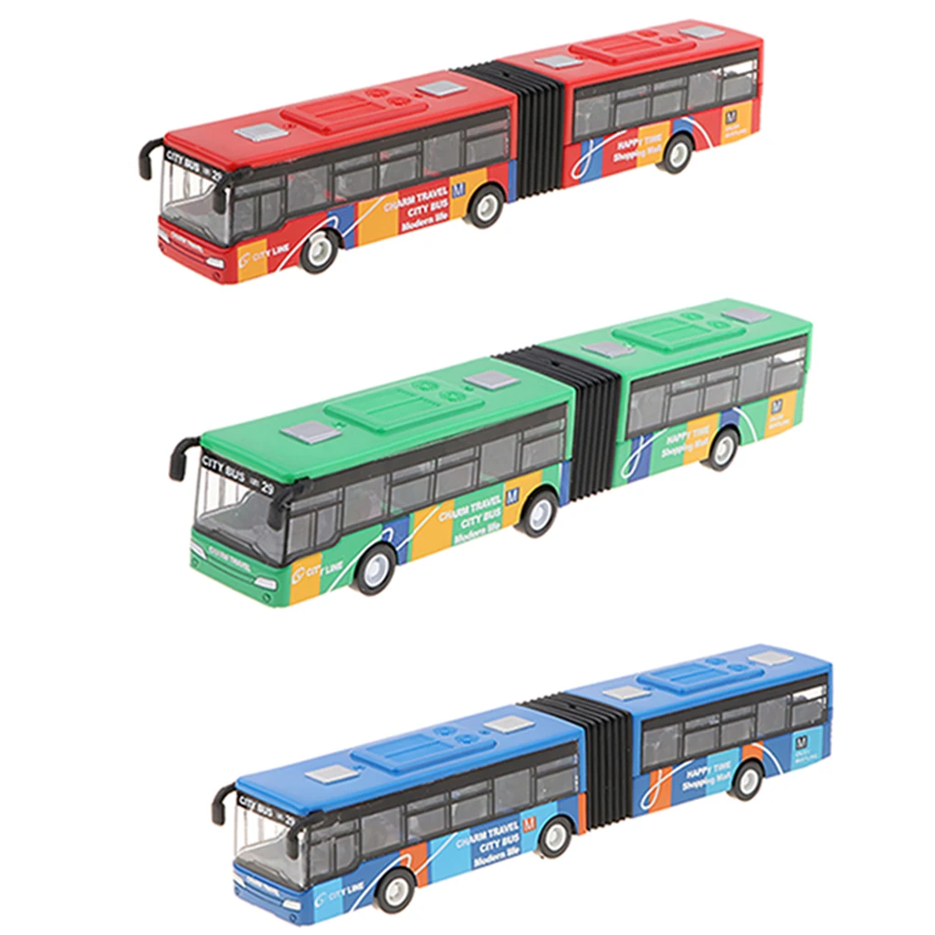 

1/64 Collectible Alloy Pull-Along Vehicle Children Bus Model
