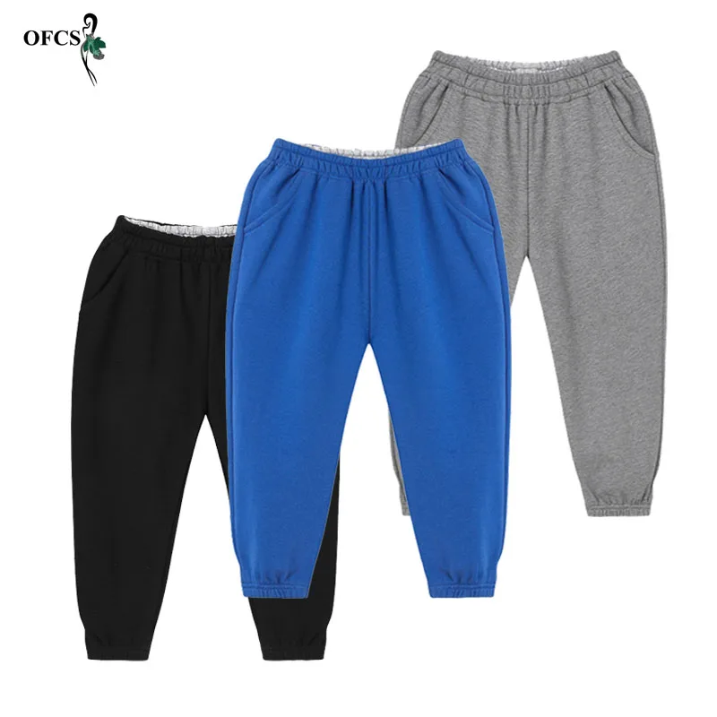 

Selling Toddler Boys Girls Winter Pants Cotton Warm Casual Trousers Jogging Enfant Sport Pants 2-12T Mid Waist Children Trousers