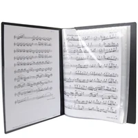 50 pages multi layer music score coil folder practice piano paper sheets document storage organizer