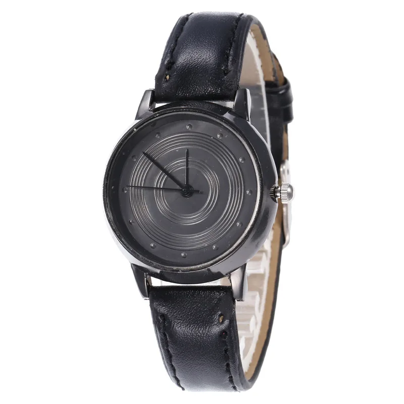 

2021 Watches For Women Creative Vortex Red Leather Strap Ladies Quartz Watch Casual Female Wrist Watch Relojes Para Mujer Clock