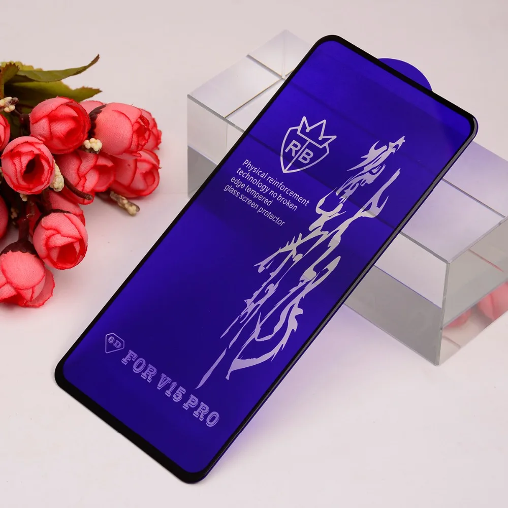 6D закаленное стекло для Vivo V15 V11 V17 Pro iQOO Neo Z5x полное покрытие защита экрана стекло для Vivo U10 V9 V11i Y81 Y83 X21 S1 Z1