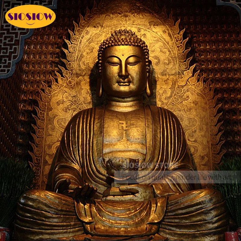 SIOSIOW DIY 5d алмазная вышивка Будда Китайская крестиком полноразмерная 3D Алмазная
