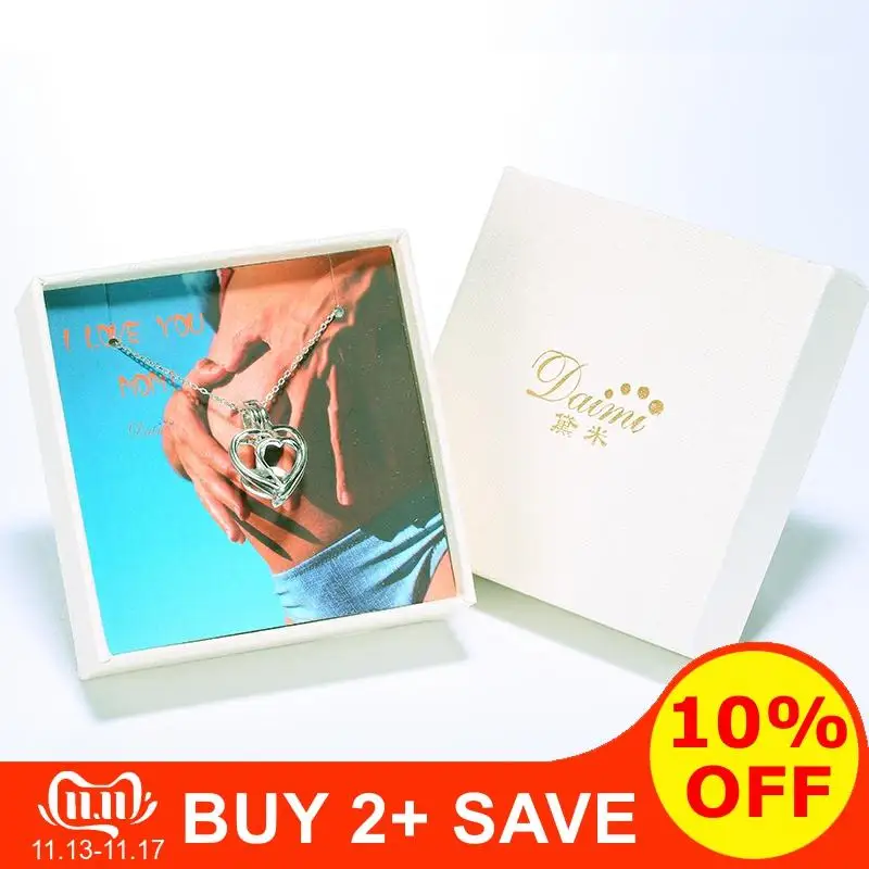 DAIMI сделай сам ювелирное изделие 925 серебряная клетка жемчужная День матери