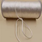 Белый китайский шнур с узлом 2 мм, Шелковый Атласный шнур, нейлоновый шнур, сделай сам, шнур для ожерелья, браслета, шнур 20 метров в партии