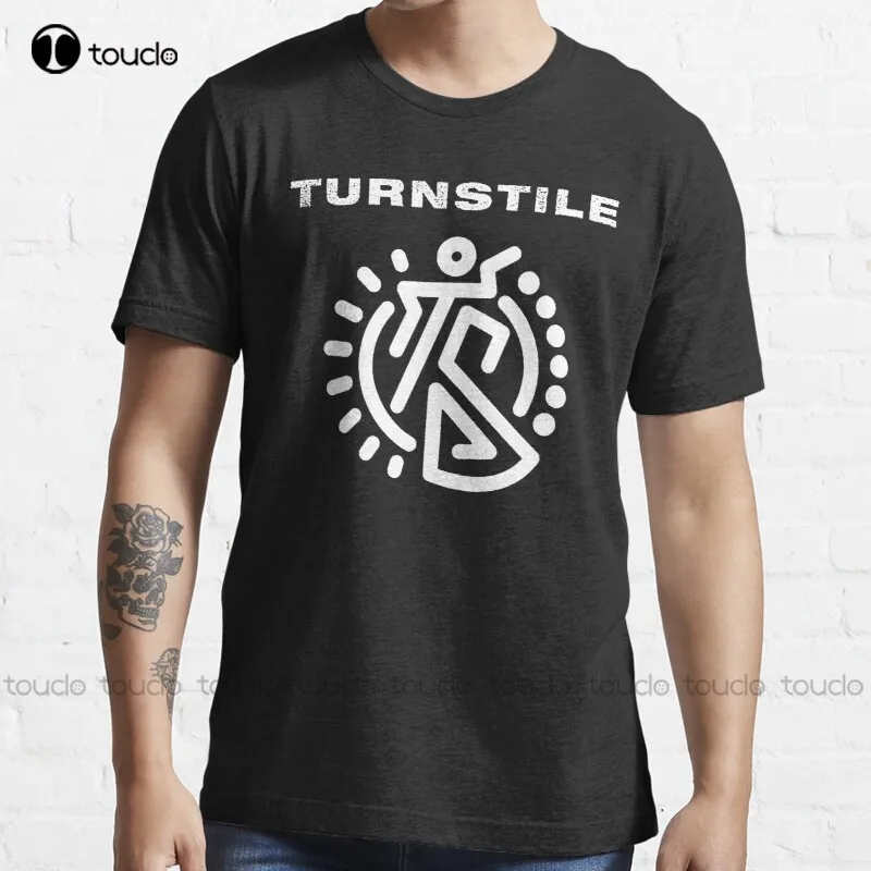 

New Turnstile Logo Merch T-Shirt White Shirts For Girls Unisex Tee Shirt