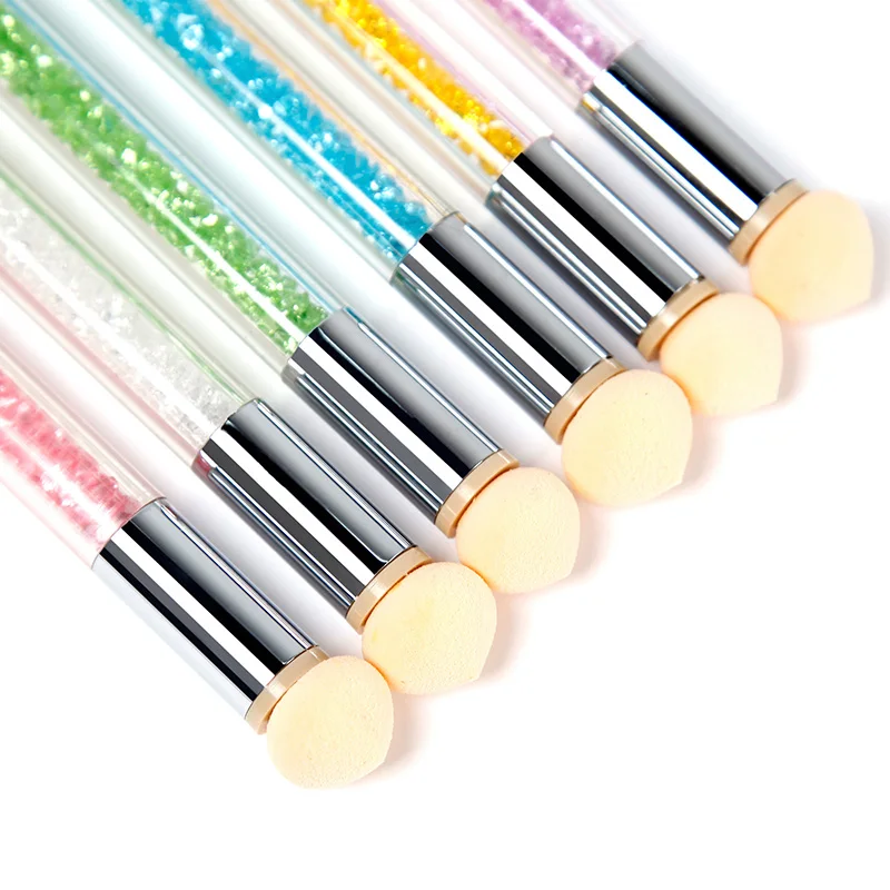 ROSALIND двойная головка для дизайна ногтей градиентные Кисти маникюра акриловая