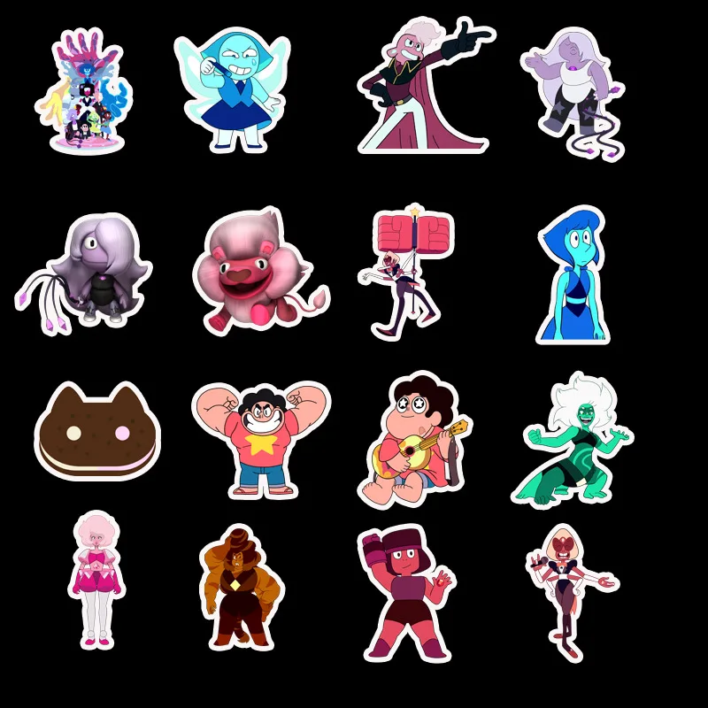 50 шт./компл. Стивен Вселенная смешные наклейки мультфильм для автомобиля