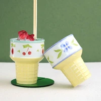 creative ice cream design ceramics mugs coffee mug milk tea office cups drinkware the best birthday gift