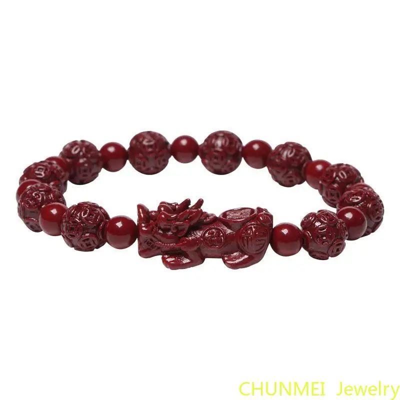 Женский браслет фиолетовое золото Cinnabar Money String оригинальный женский подарочный