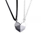 Модное ожерелье с сердцем, парные ювелирные изделия, подходящая к дружбе Длинная цепочка, ожерелье