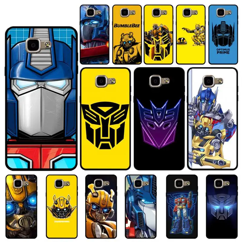 

YNDFCNB for boys cool Transformers Phone Case for Samsung A6 A8 Plus A7 A9 A20 A20S A30 A30S A40 A50 A70