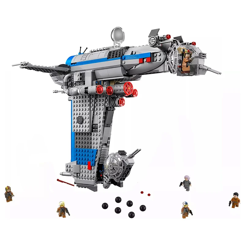 75188 05129 серия "Звездные игрушки войны", набор из 75188 Rebel bomber, строительные блоки, сборные наборы, детские игрушки, забавные подарки на день рождения - Цвет: 75188