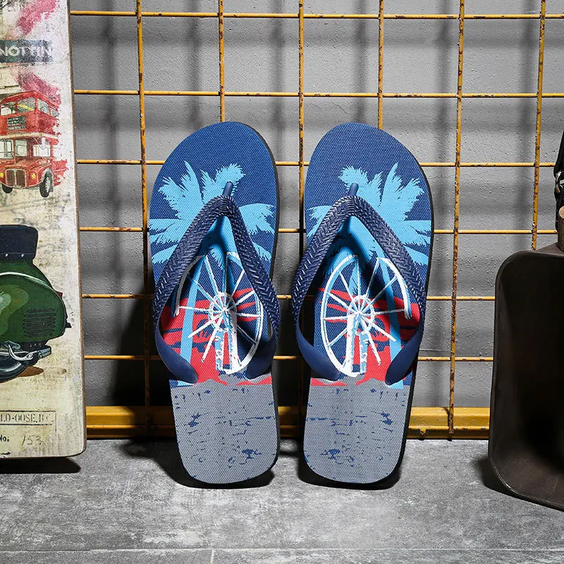 

2020 New Arrival Summer Slipper Male Tide Cool Korean Slippers Fashion Outdoor Individuality Anti-slip Man Flip-flops Beach Shoe