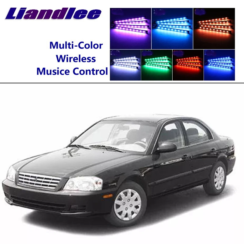 

Liandlee Car Neon Color-Changing Light of Atmibient Inside Footwell Light For KIA Magentis MK1 2000~2005