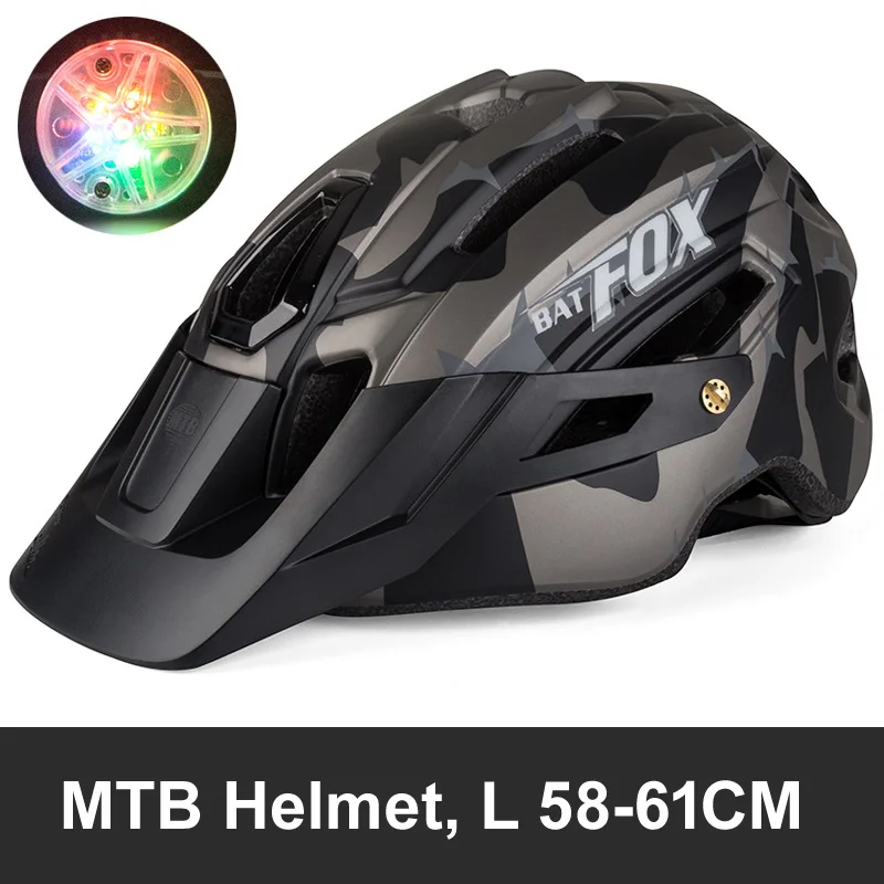 23 Batfox велосипедный шлем ультралегкий велосипедный шлем Casco Ciclismo интегрально-Формованный велосипедный шлем дорожный горный MTB шлем 56-62 см - Цвет: 23