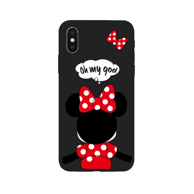 Чехол для телефона Apple iPhone 7Plus 7 8 8Plus X Xs Max XR 6 6s Plus 5 5S SE мультяшный Кот Силиконовый