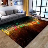 new child room play rugs dreamlike musical symbol pattern carpets for living room bedroom area rug anime 3d printed kid game mat