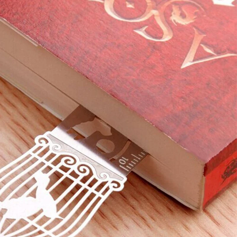 

Iron Bookmark Ruler Set Of 4 Hollow Cute Drawing Template Painting Stencil for Art Craft Diy Great Gift for Kids Students