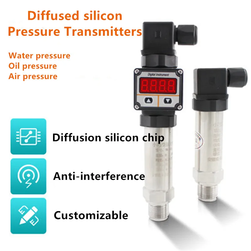 

Constant pressure water supply / pressure sensor / diffused silicon pressure transmitter / 4-20mA output / air pressure / hydrau