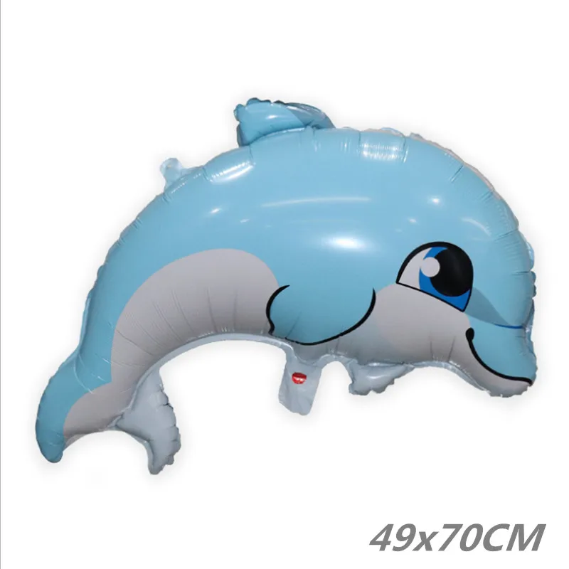 Детские воздушные шары в вечерние морских животных из алюминиевой пленки для