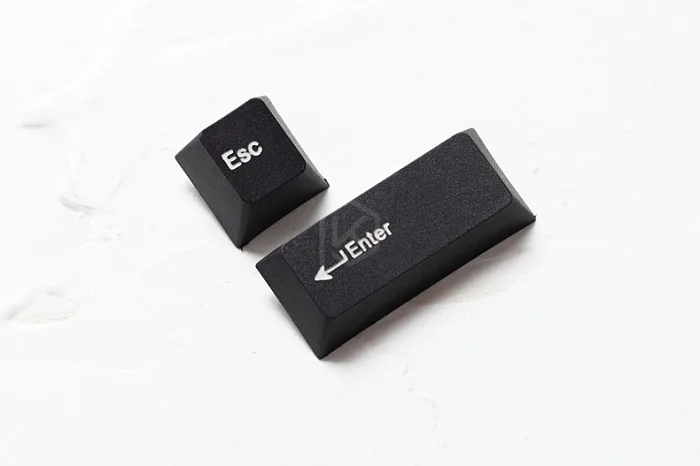 Kprepublique 139 Вишневый профиль краситель Sub Keycap набор толстый PBT пластиковая клавиатура gh60 xd60 xd84 cospad tada68 rs96 zz96 87 104 fc660 - Цвет: Black Esc Enter x1