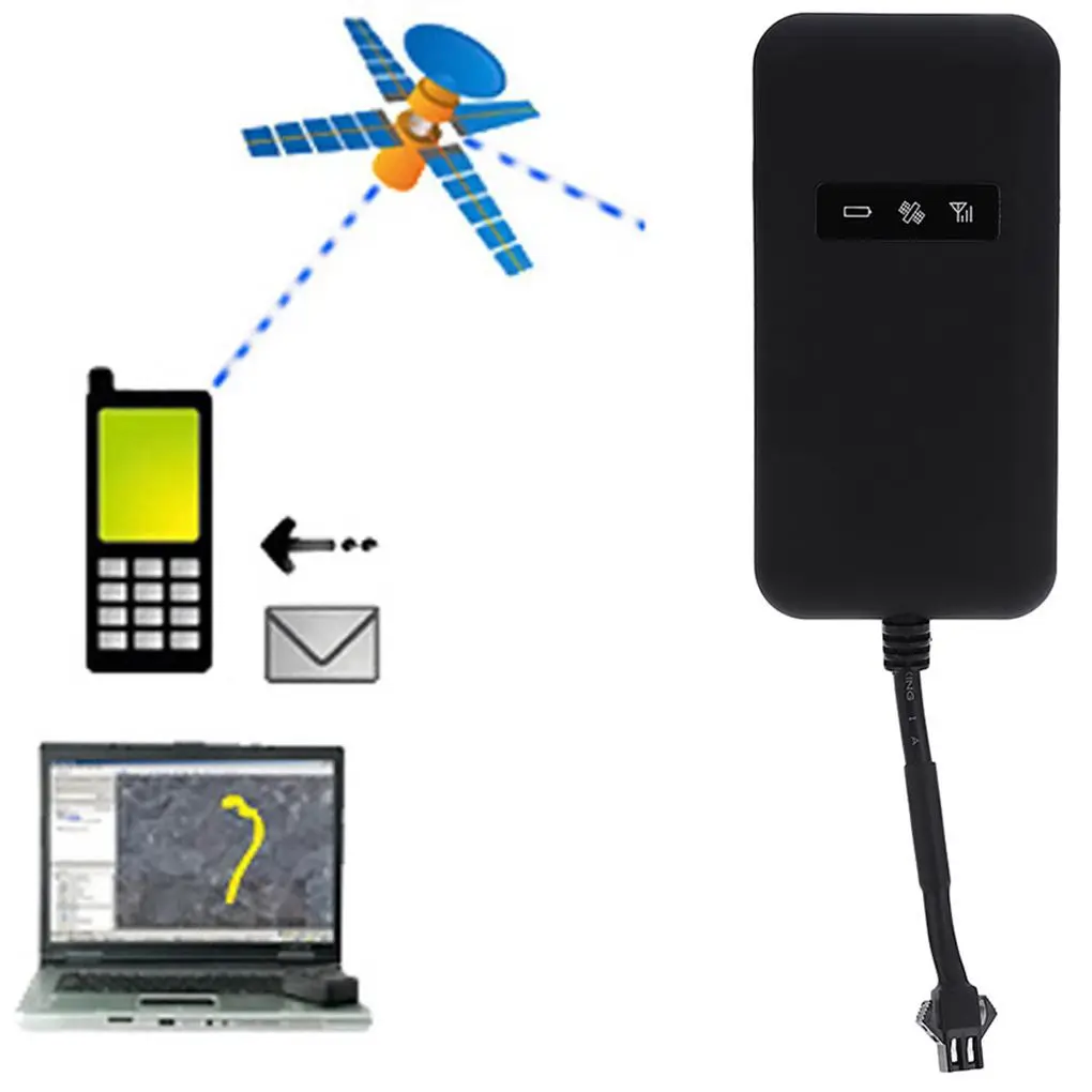 GT02A Mini GPS Trackers SOS Tracking Devices For Vehicle Location Trackers Locator Systems Automobiles & Motorcycles GPS Tracker