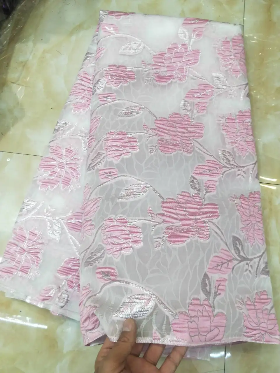 Африканская нигерийская сетчатая кружевная ткань молочный шелк кружево высокое